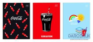 Interdruk Zeszyt A5 COCA COLA MAT+UV 32k. 70g trzy linie Interdruk