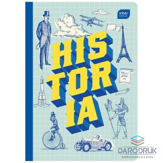Interdruk Zeszyt tematyczny A5 HISTORIA 60k. 70g krata Interdruk (ZE60HIS#)