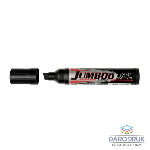 Kamet Marker permanentny Jumbo wkład czarny 2,0-12,0mm ścięta końcówka Kamet (K-2040)