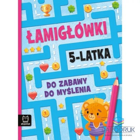 Książka dla dzieci Łamigłówki 5-latka. Do zabawy do myślenia