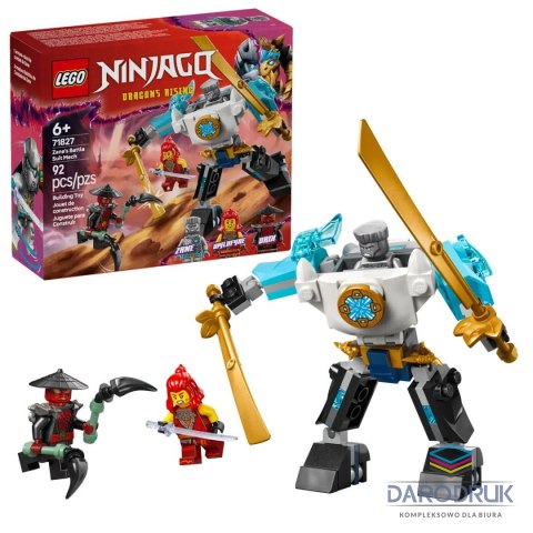 Lego Klocki konstrukcyjne Ninjago Mech w zbroi bojowej Zane'a Lego (71827)