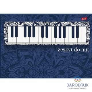 St.Majewski Zeszyt do nut A4 16k. 70g pięciolinia St.Majewski