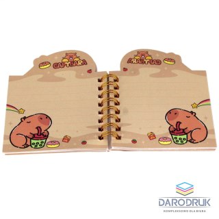 Starpak Notes (notatnik) A7 Kapibara 50k. Starpak (562601)