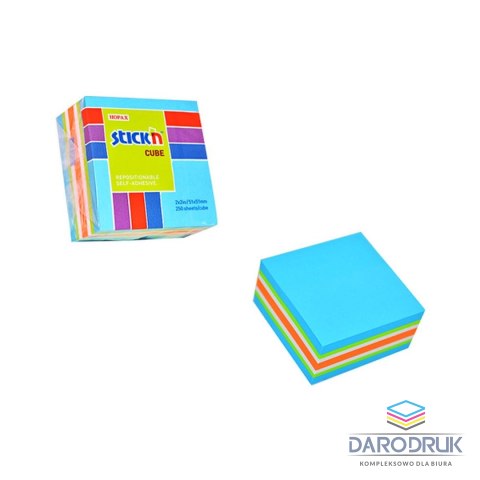 Stick'n Notes samoprzylepny (karteczki) mix 250k [mm:] 51x51 Stick'n (21535)