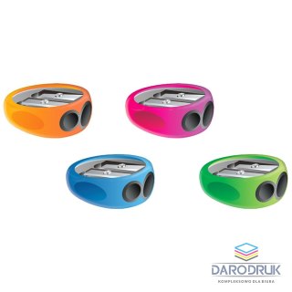 Tetis Temperówka mix plastik Tetis (KV402-MB)