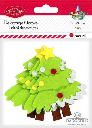 Titanum Ozdoba filcowa Craft-Fun Series choinki Titanum (BJ25042719)
