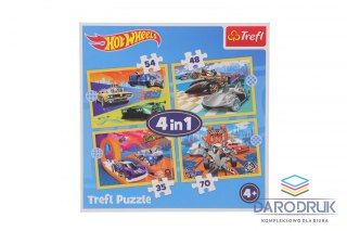 Trefl Puzzle Hot Wheels 4w1 Pojazdy 4w1 el. Trefl (34627)
