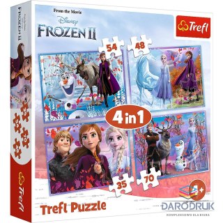 Trefl Puzzle Podróż w nieznane 35, 48, 54, 70 el. Trefl (34323)
