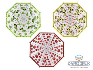 Adar Parasol automatyczny biedronka, pszczoła i żabka Adar (490093)