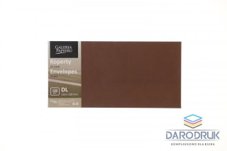 Argo Koperta DL brązowa [mm:] 99x210 Argo (282112) 10 sztuk