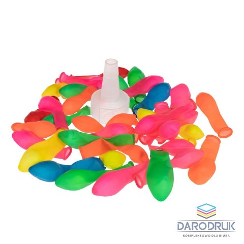 Arpex Balon wodny Samozaciskowe baloniki na wodę z aplikatorem (100 szt.) 100 szt Arpex (WG8076)