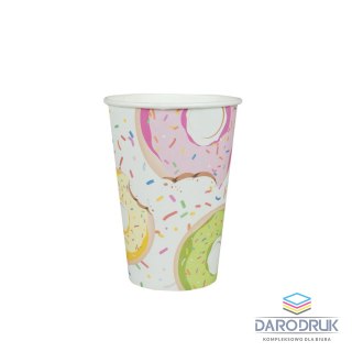 Arpex Kubek jednorazowy pączki papier 200ml Arpex (DC4237)