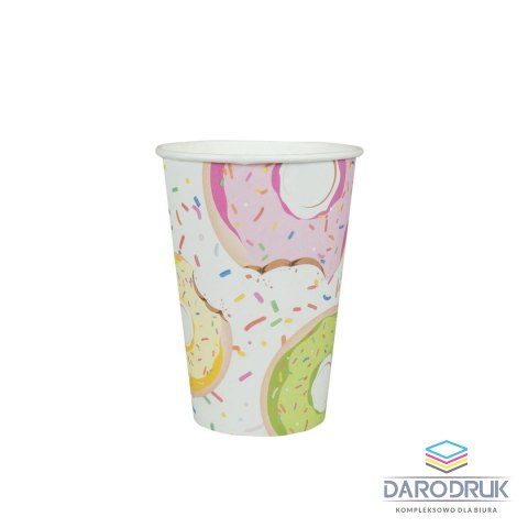 Arpex Kubek jednorazowy pączki papier 200ml Arpex (DC4237)