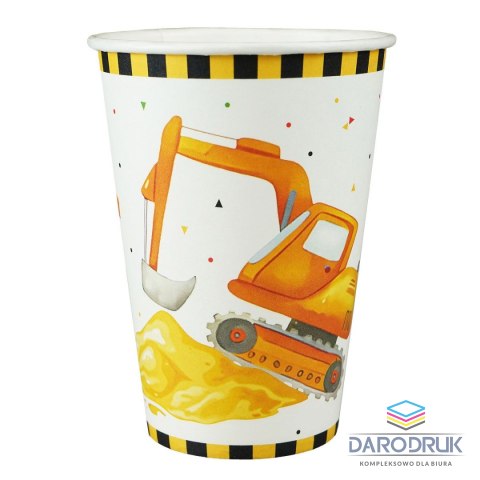 Arpex Kubek jednorazowy plac budowy papier 200ml Arpex (DC4817)