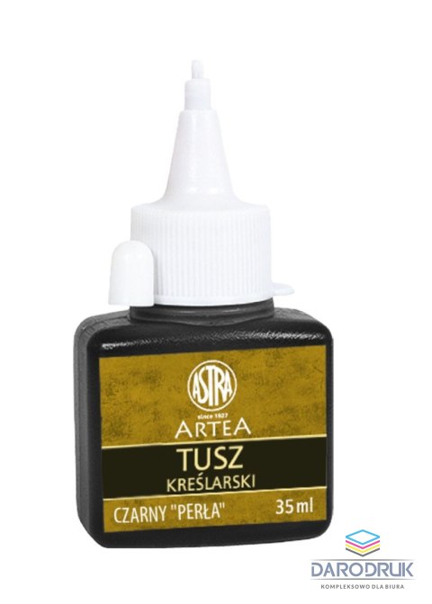 Artea Tusz kreślarski kolor: czarny perłowy 35ml Artea