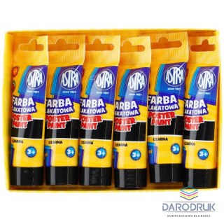 Astra Farby plakatowe kolor: czarny 30ml 1 kolor. Astra
