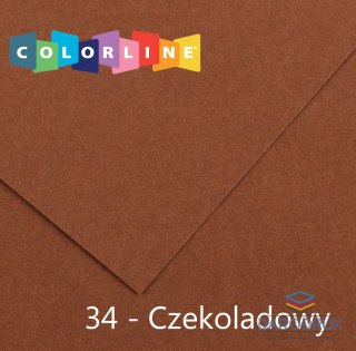 Canson Brystol Colorline 34 czekoladowy 150g 10k [mm:] 500x650 Canson (31074S053)