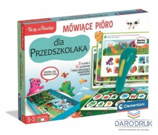 Clementoni Gra edukacyjna Mówiące pióro przedszkolaka, 500 pytań Clementoni (50390)