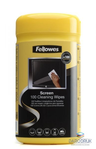 Fellowes Chusteczki do monitorów 100 szt Fellowes (99703)