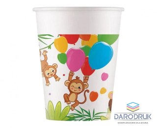 Godan Kubek jednorazowy JUNGLE BALLOONS papier 200ml Godan (93781)