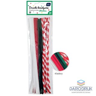 Interdruk Drucik CHRISTMAS 5902277356918 kolor: mix 300mm 32 szt Interdruk (30cm 32 szt)