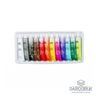 Kidea Farby akwarelowe 12ml 12 kolor. Kidea (FAA12KA)