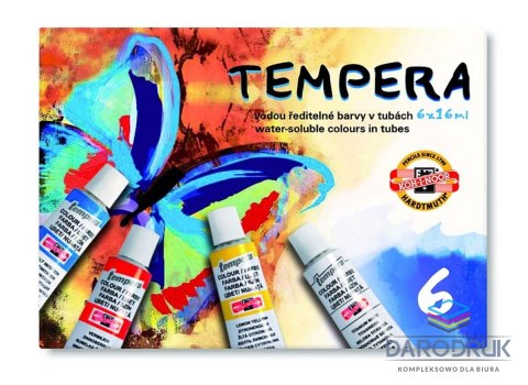 Koh-I-Noor Farba tempera kolor: mix 16ml 6 kolor. Koh-I-Noor
