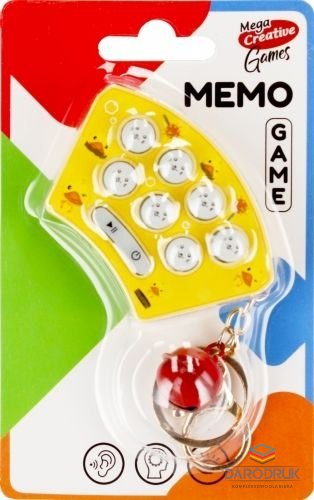 Mega Creative Gra elektroniczna Memory brelok Mega Creative (503599)