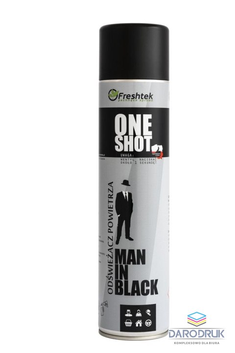 One Shot Odświeżacz powietrza Man in black 600ml One Shot