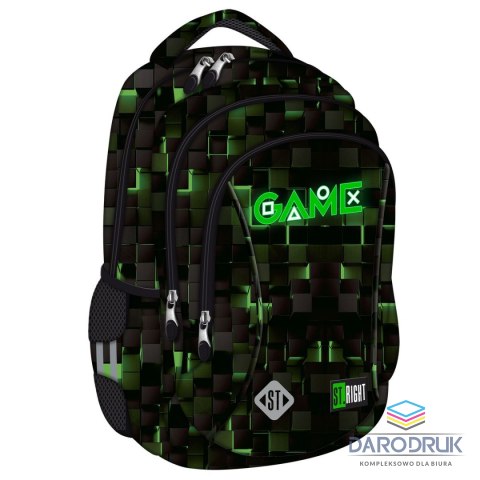 St.Right Plecak GREEN GAME 3-KOMORY St.Right (BP-77)
