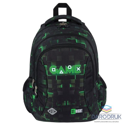St.Right Plecak GREEN GAME 3-KOMORY St.Right (BP-77)