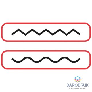 Titanum Nożyczki dekoracyjne Titanum z 1 wymiennym ostrzem