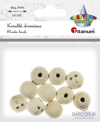 Titanum Ozdoba drewniana Craft-Fun Series koraliki Titanum (22TH401-4)
