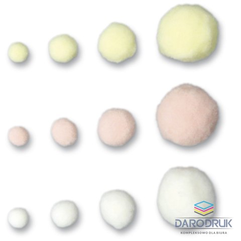 Titanum Pompony Craft-Fun Series Pastel kolor mix 15 szt Titanum