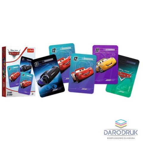 Trefl Karty Cars Piotruś Trefl (08511) 25 sztuk