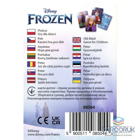 Trefl Karty Frozen Piotruś Trefl (08504) 25 sztuk