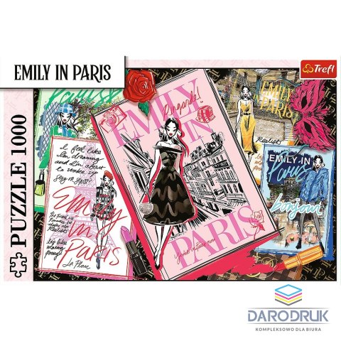 Trefl Puzzle Emili W Paryżu Magazyn Mody_ 1000 el. Trefl (10966)