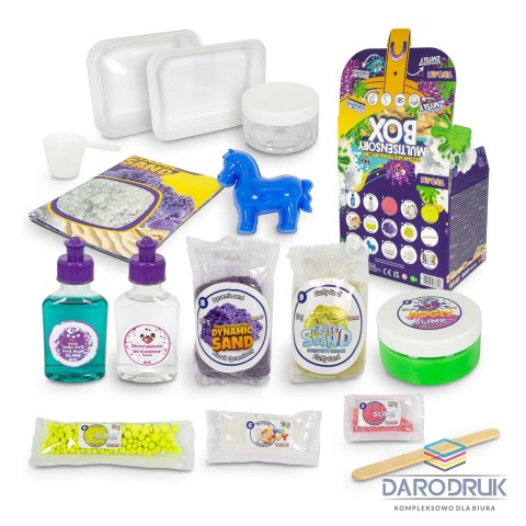 Tuban Zestaw kreatywny dla dzieci Zestaw mas sensorycznych Multisensory Box Tuban (TU8328)