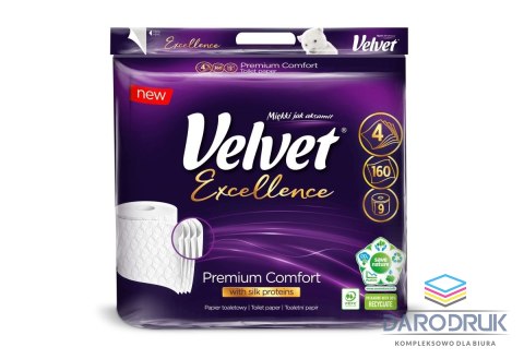 Velvet Papier toaletowy Excellence Premium Comfort kolor: biały 12 szt Velvet
