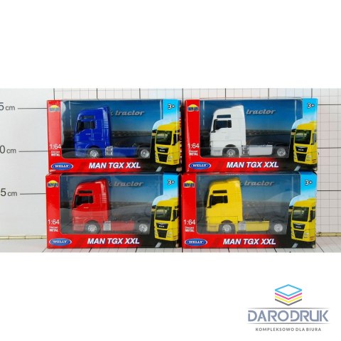 Welly Ciężarówka MAN TGX XXL Tir METAL MODEL Welly (130-00800)