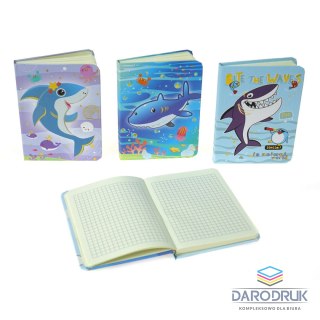 Adar Notes (notatnik) rekin mix wzorów krata [mm:] 145x105 Adar (576216)