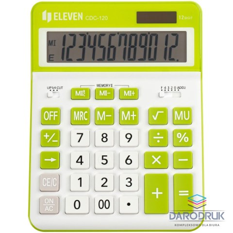 Eleven Kalkulator na biurko Eleven (CDC120WH-GNE)