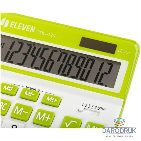 Eleven Kalkulator na biurko Eleven (CDC120WH-GNE)