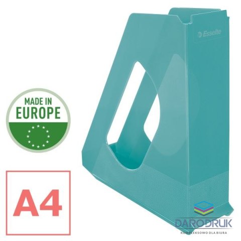 Esselte Pojemnik na dokumenty pionowy A4 colour ice niebieski niebieski plastik Esselte (626279)
