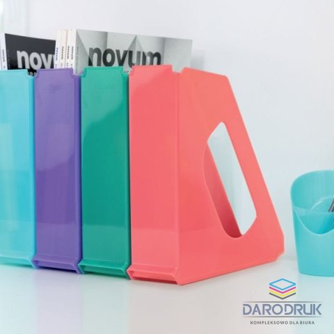 Esselte Pojemnik na dokumenty pionowy A4 colour ice niebieski niebieski plastik Esselte (626279)