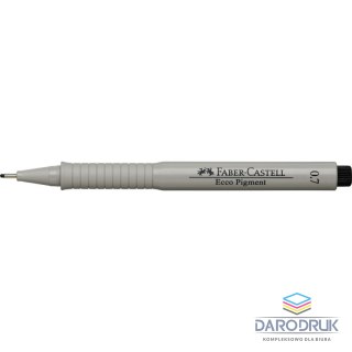 Faber Castell Cienkopis kreślarski Ecco Pigment wkład czarny 0,7mm 1kol. Faber Castell (FC166799)