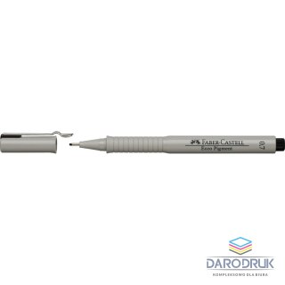 Faber Castell Cienkopis kreślarski Ecco Pigment wkład czarny 0,7mm 1kol. Faber Castell (FC166799)