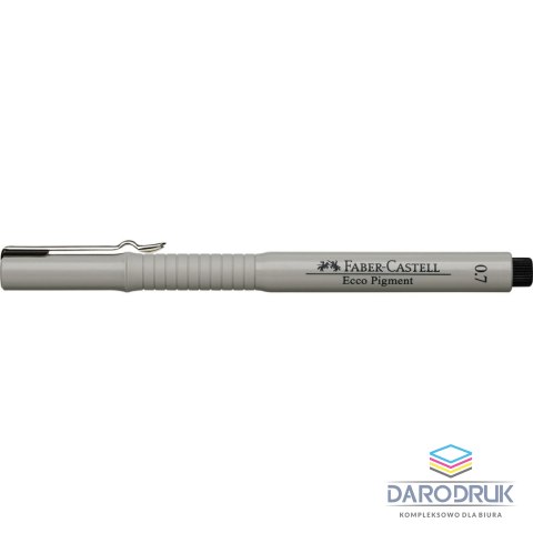 Faber Castell Cienkopis kreślarski Ecco Pigment wkład czarny 0,7mm 1kol. Faber Castell (FC166799)