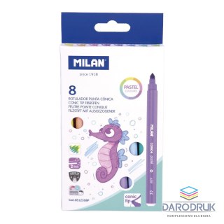 Milan Flamaster pastel 8 kol. Milan (0612308P)