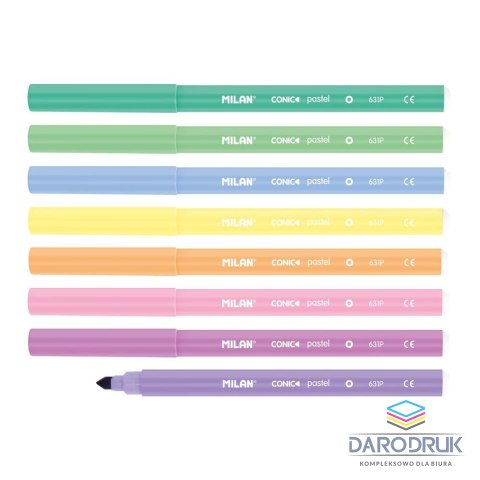 Milan Flamaster pastel 8 kol. Milan (0612308P)